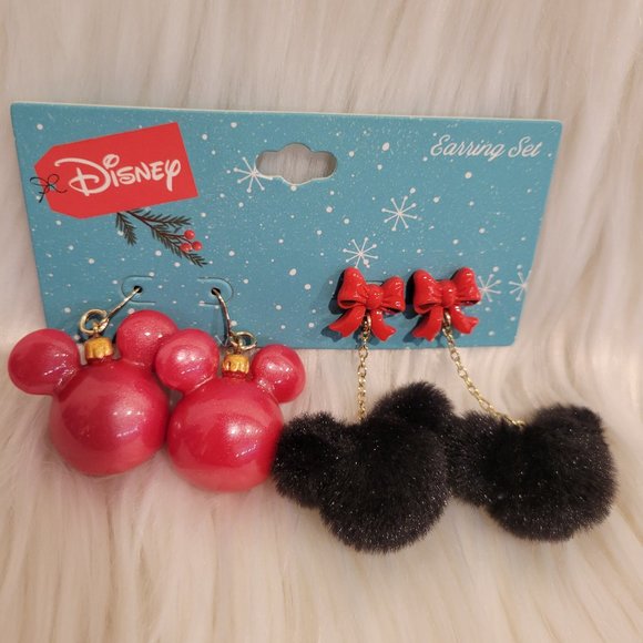 Disney Mickey Mouse Ornament Earring Set - Picture 4 of 6